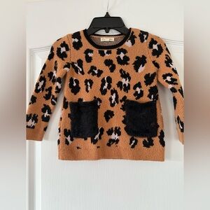 Tucker + Tate Leopard Sweater - Girls' Size 3